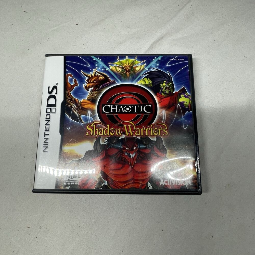 Chaotic: Shadow Warriors (Nintendo DS, 2009) Tested And Works